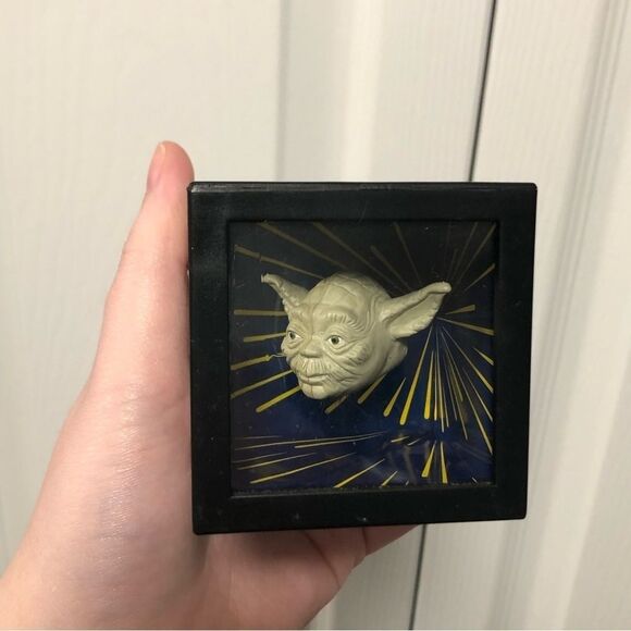 1996 Star Wars The Empire Strikes Back Darth Vader and Yoda Magical Mirror box - Picture 3 of 6